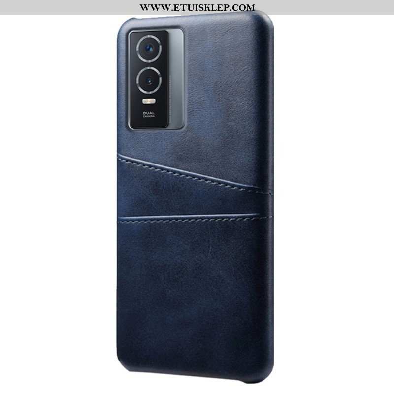 Etui do Vivo Y76 5G Podwójny Uchwyt Na Kartę